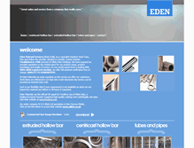 Tablet Screenshot of edenmaterials.co.uk